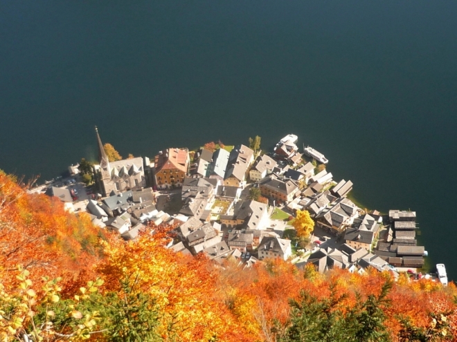 Hallstatt z vrchu