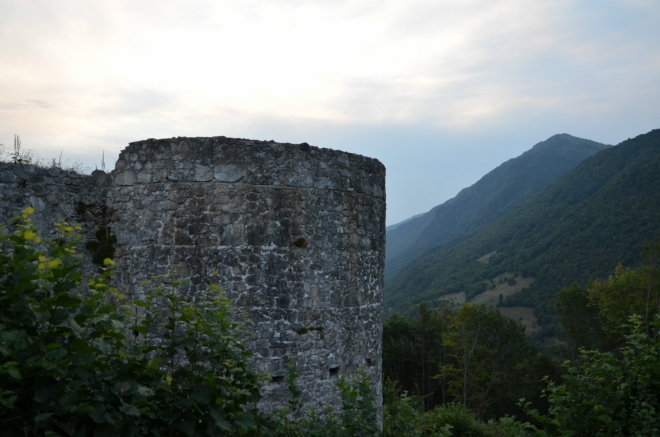 Jedna ze zachovalejších částí hradu