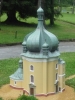 Miniatura kostela Lomce u Vodňan