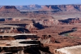 Utah, National Park Canyonlands - meandrující Green River