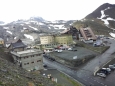 Budovy postavené ve známém průsmyku Passo dello Stelvio