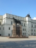 Pomník velkoknížete Gedimina a Královský palác (Valdovų rūmai), Katedrální náměstí, Vilnius