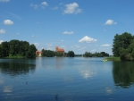 Jezero Galvė a hrad Trakai, Litva