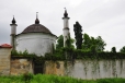 Po prohlídce se ještě v bouři procházíme kolem hradeb zámecké zahrady. Naším posledním cílem je malý minaret uktytý v samém rohu zahrady a dnes sloužící pouze jako sklad zahradníka.