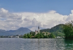 Blejski Otok uprostřed Bledského jezera