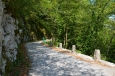 Silnice nad řekou Tolminkou, Triglavský národní park, Slovinsko