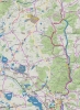 Mapka cyklotrasy Hluboká - Purkarec - tvrz Býšov - Dříteň- Dívčice.