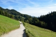 V údolí Wimbachtal, Berchtesgadenské Alpy, Německo