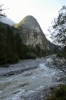 V údolí Wimbachtal, Berchtesgadenské Alpy, Německo