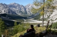 Nad údolím Wimbachtal, Berchtesgadenské Alpy, Německo