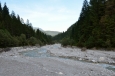 V údolí Wimbachtal, Berchtesgadenské Alpy, Německo