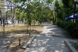 Kruhový park na okraji centra Jerevanu