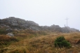 Nejvyšší bod Velkého Javoru (1 456 m n. m.).