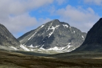 Vrchol Storsmeden (2016 m), národní park Rondane, Norsko