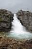 Vodopád Storulfossen na říčce Store Ula, národní park Rondane, Norsko