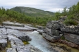 Říčka Store Ula, národní park Rondane, Norsko