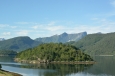 Norsko, fjord nedaleko Åndalsnes