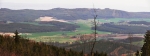 Panorama nižšího hřebene Blanského lesa (Kluk 740 m n. m.).