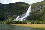 Vodopád poblíž města Odda, Norsko
