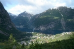 Vesnice Tyssedal a Sørfjorden, Norsko