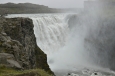 Dettifoss, nejmohutnější evropský vodopád, ze západní strany