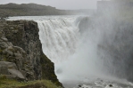 Dettifoss, nejmohutnější evropský vodopád, ze západní strany