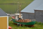 Stará rybářská loď u muzea