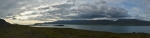 Panorama fjordu Hvalfjörður, západní část 