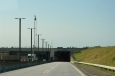 Most přes úžinu Øresund - vjezd do tunelové části