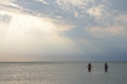 Pobřeží Baltu ve vesnici Stillinge Strand, ostrov Sjælland, Dánsko