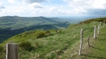 Pohled na sever z cesty ze sedla Col de Sérre 