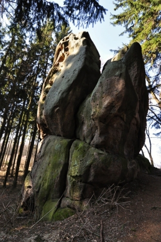 Velký Buchlovický kámen.