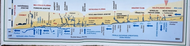 Jeskynní systém Bílé vody, Sloupského potoka a Punkvy je nejrozsáhlejším propojením jeskynních systémů v České republice.